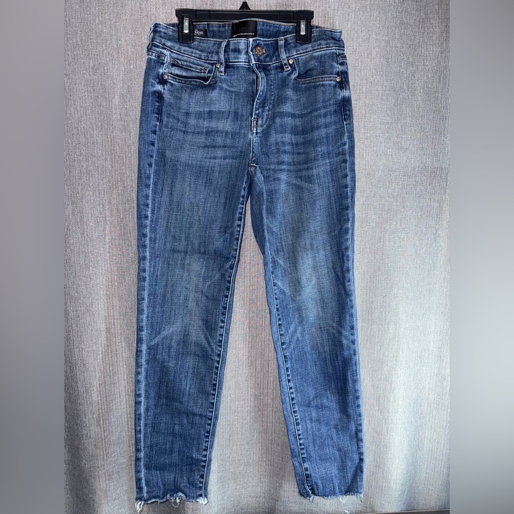 White House Black Market Blue Straight Leg Jeans